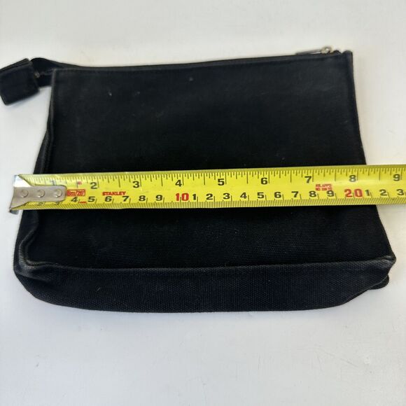 Laurel Burch Bag Cosmetic Black Canvas 3 Cats Zipper 8 x 6 x 2 - Picture 3 of 8